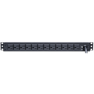CyberPower RKBS15S4F12R Rackmount surge protector, 15-Amp, 3600 Joules, 16 NEMA 5-15R outlets CyberPower RKBS15S4F12R Rackmount surge protector, 15-Amp, 3600 Joules, 16 NEMA 5-15R outlets